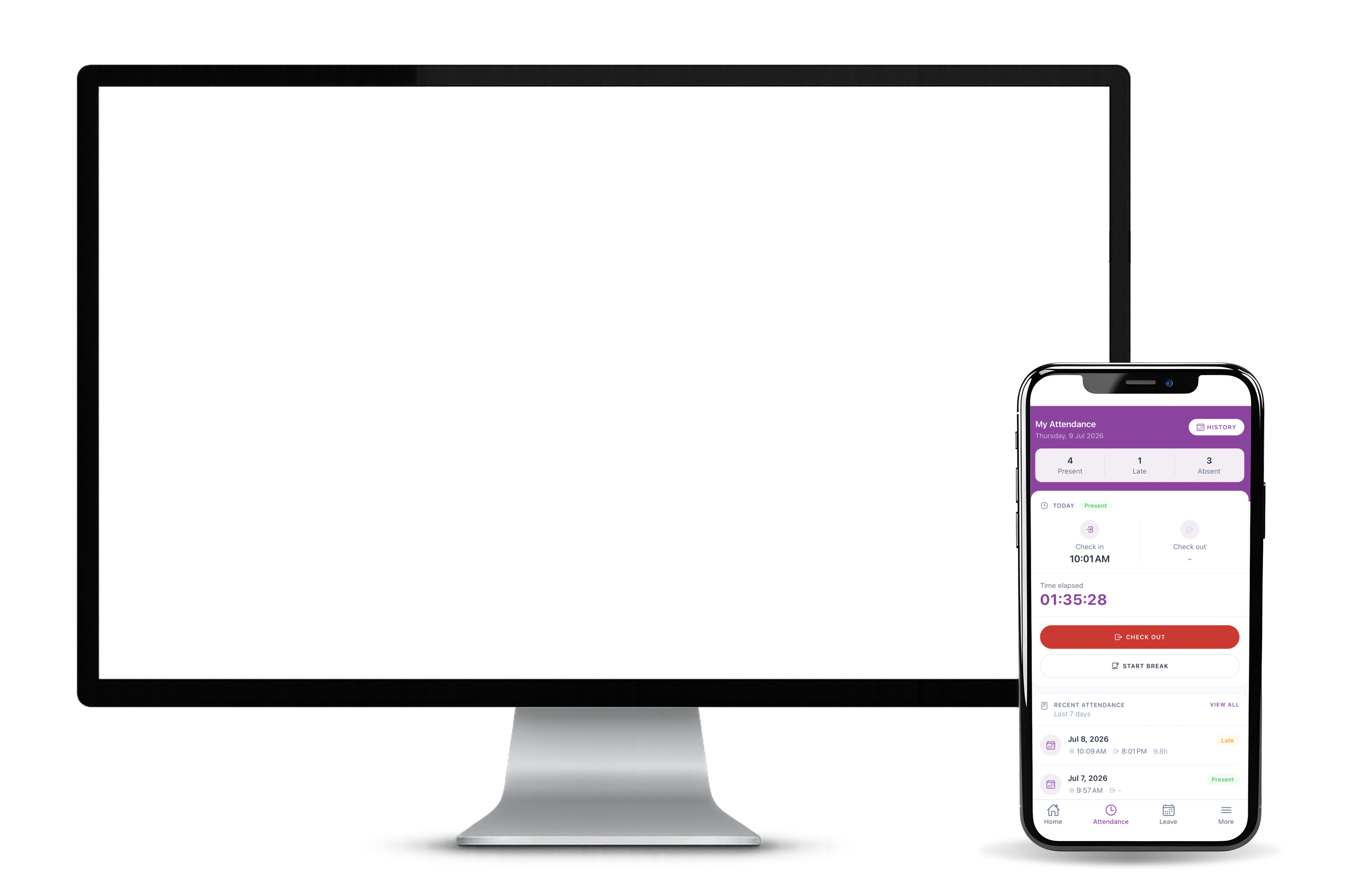 COHRUS dashboard shown on desktop and mobile